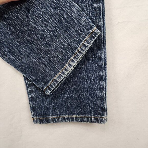 Gloria Vanderbilt Straight Leg Denim Jeans Women's 6 Short Petite Blue High Rise - Picture 6 of 9